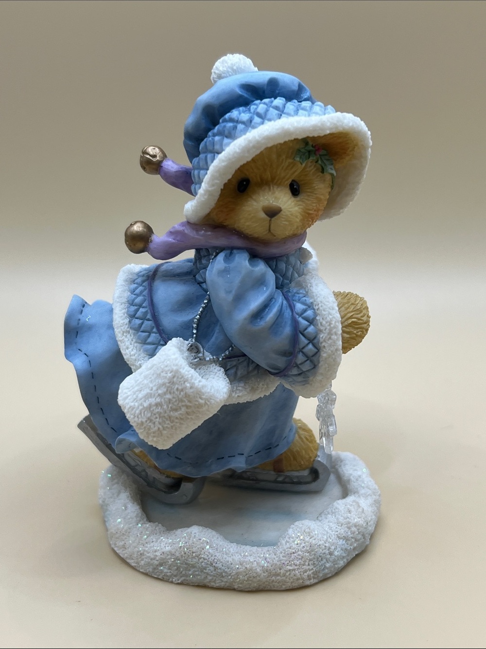 Vintage Cherished Teddies Candace "Skating on Holiday Joy" 1997 Figurine